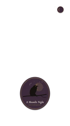 Halloween · Moonlit Raven frame